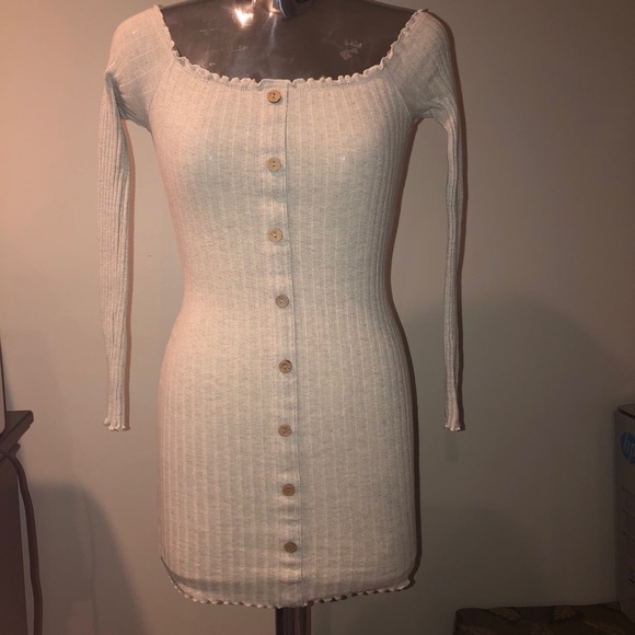 Bodycon ribbed dress - Picture 3 of 3
